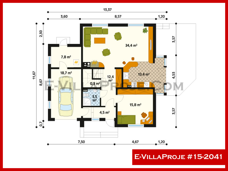Model 15-2041 — 210 m², 2 storeys thumbnail 2