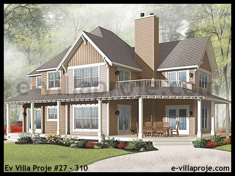 Model 27-310 — 210 m², 2 storeys - 27-310