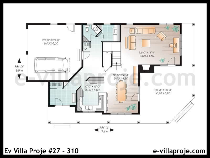 Model 27-310 — 210 m², 2 storeys thumbnail 2