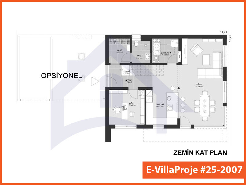 Modell 25-2007 — 210 m², 2 Geschosse thumbnail 2