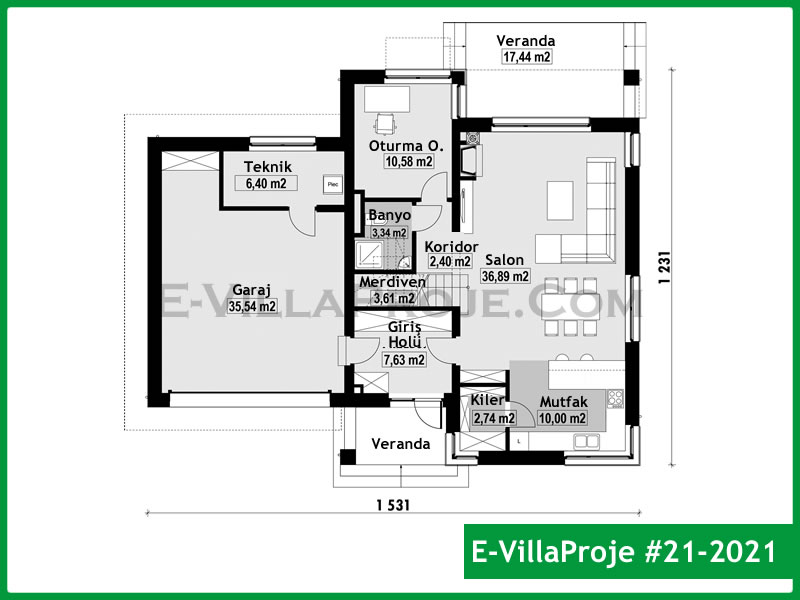 Model 21-2021 — 211 m², 2 storeys thumbnail 2