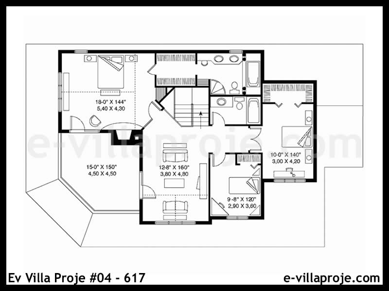 Model 04-617 — 212 m², 2 storeys thumbnail 3