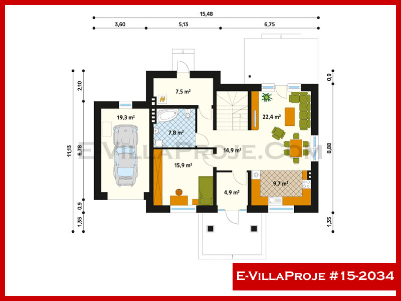 Model 15-2034 — 212 m², 2 storeys thumbnail 2