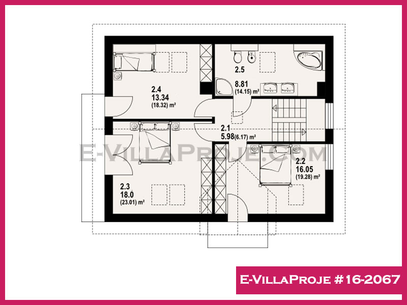 Model 16-2067 — 212 m², 2 storeys thumbnail 3