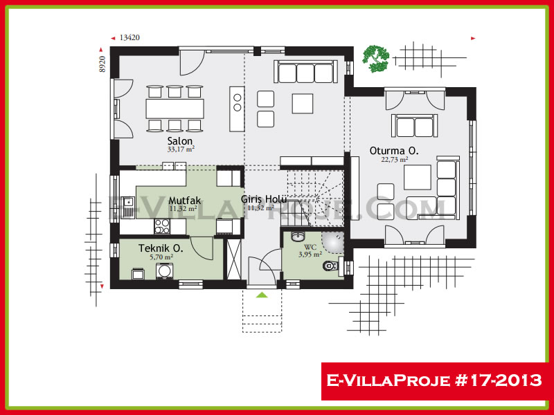 Model 17-2013 — 212 m², 2 storeys thumbnail 2