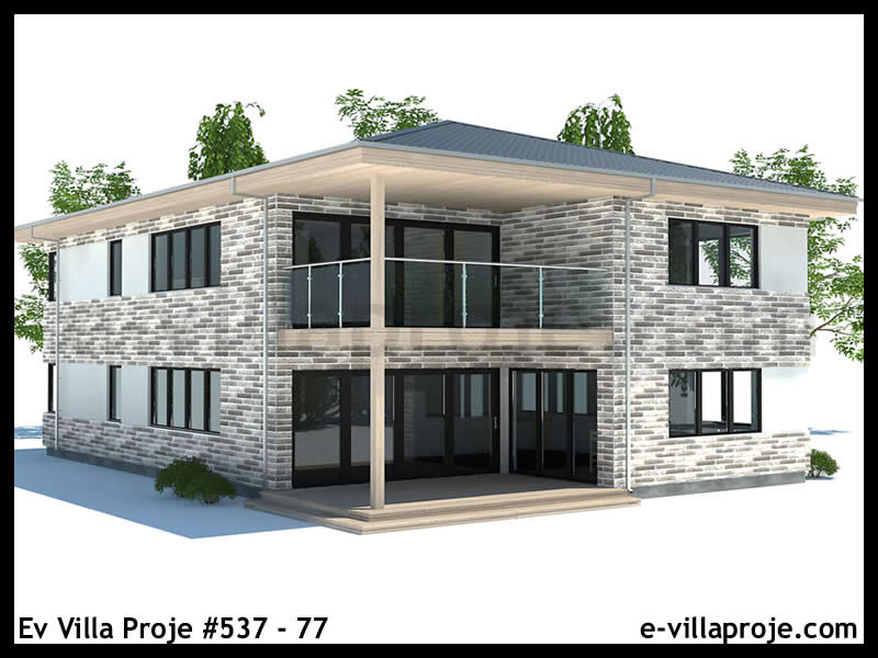 Model 537-77 — 212 m², 2 storeys - 537-77