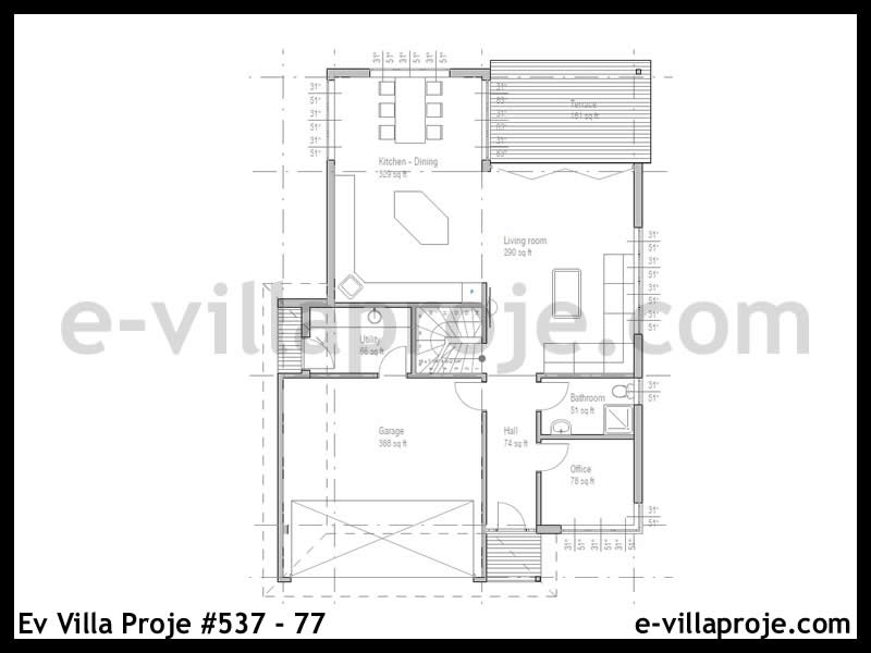 Model 537-77 — 212 m², 2 storeys thumbnail 2