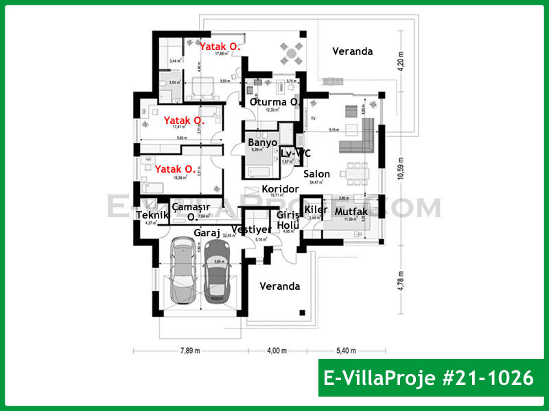 Model 21-1026 — 212 m², 1 storey thumbnail 2