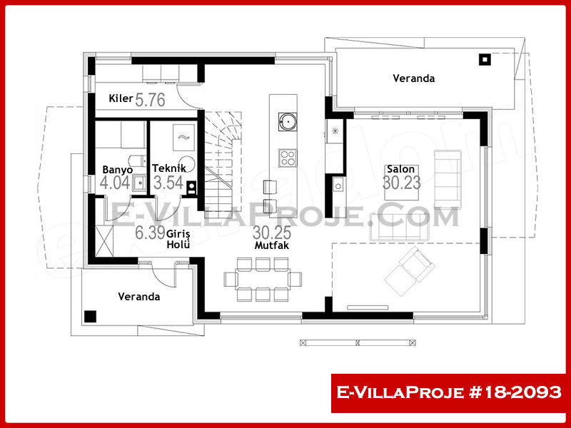 Model 18-2093 — 213 m², 2 storeys thumbnail 2