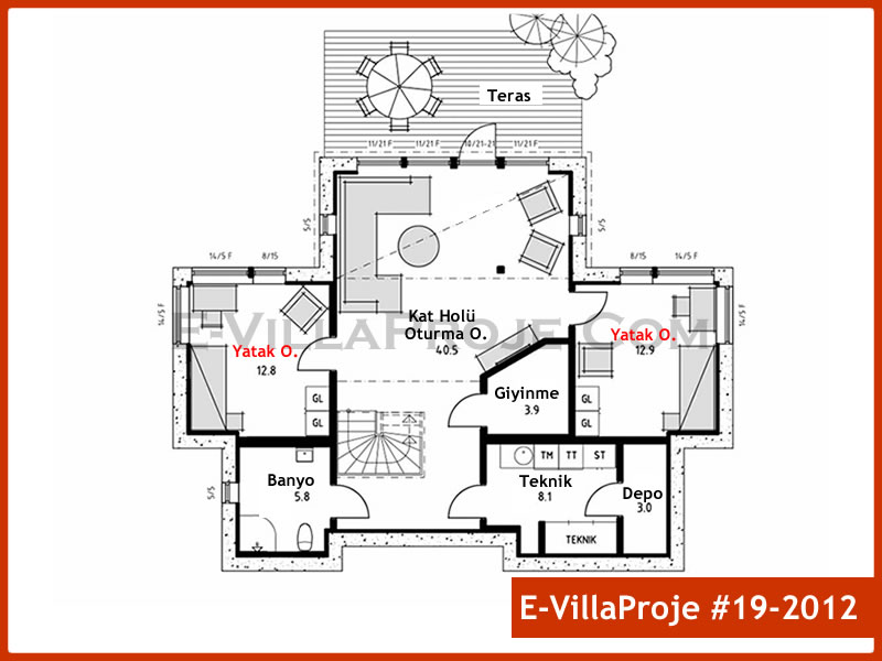 Model 19-2012 — 213 m², 2 storeys thumbnail 5