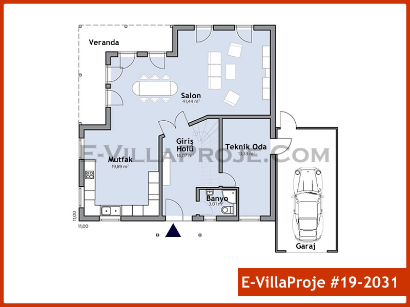 Modell 19-2031 — 214 m², 2 Geschosse thumbnail 2