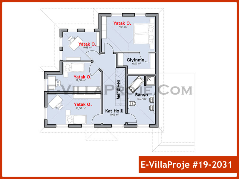 Modell 19-2031 — 214 m², 2 Geschosse thumbnail 3
