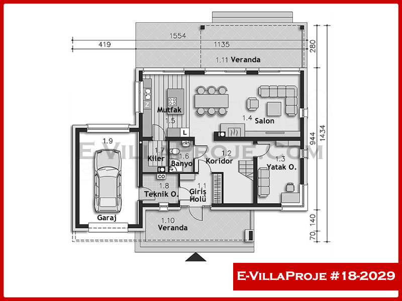 Model 18-2029 — 214 m², 2 storeys thumbnail 2