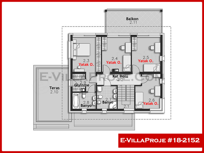 Model 18-2152 — 214 m², 2 Kat thumbnail 3