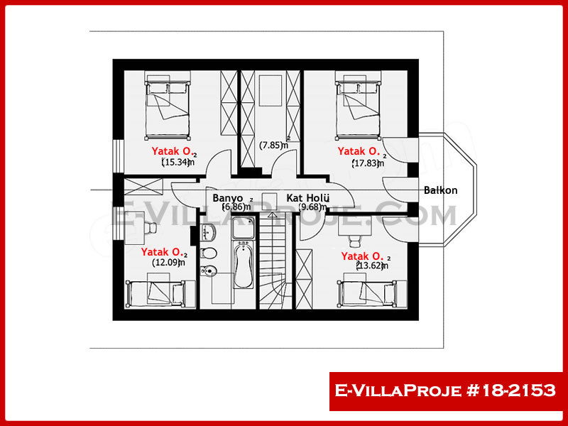 Model 18-2153 — 215 m², 2 storeys thumbnail 3