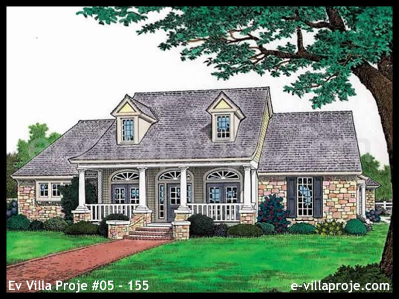 Model 05-155 — 215 m², 1 storey - 05-155