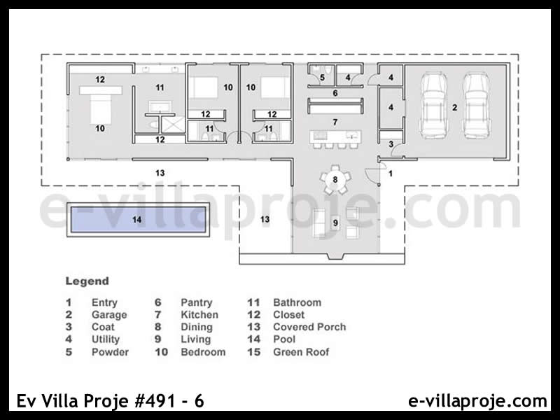 Model p-415 — 215 m², 1 storey thumbnail 2