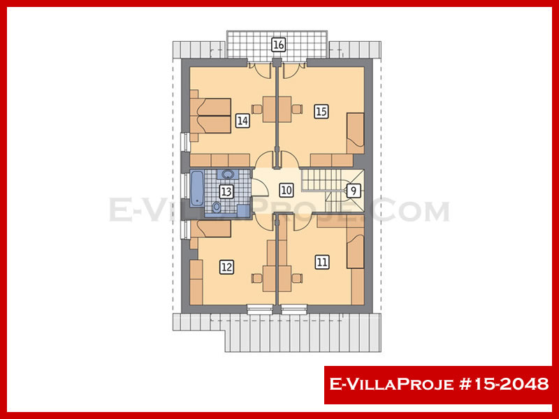 Model 15-2048 — 216 m², 2 Kat thumbnail 3