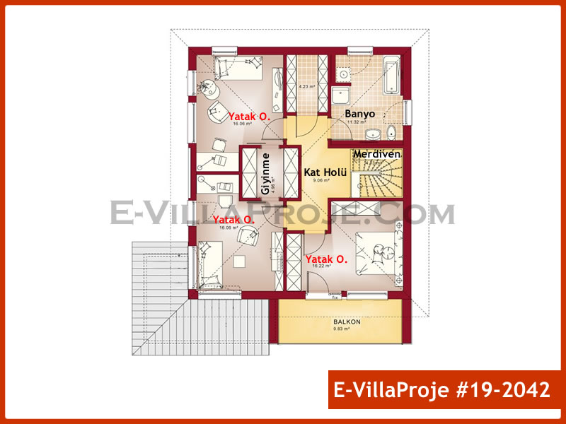 Model 19-2042 — 216 m², 2 Kat thumbnail 3