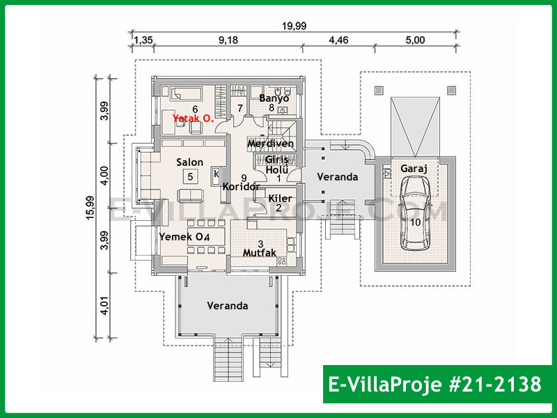 Modell 21-2138 — 217 m², 2 Geschosse thumbnail 2