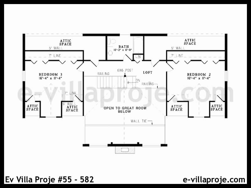Model 55-582 — 217 m², 2 storeys thumbnail 3
