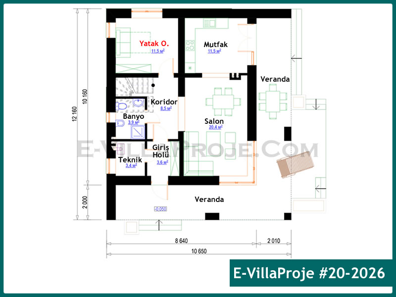 Model 20-2026 — 217 m², 2 storeys thumbnail 2