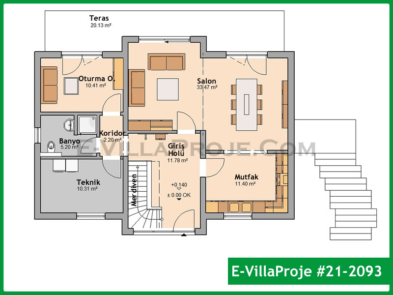 Model 21-2093 — 217 m², 3 storeys thumbnail 2