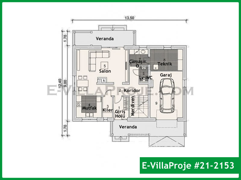 Modell 21-2153 — 218 m², 2 Geschosse thumbnail 2
