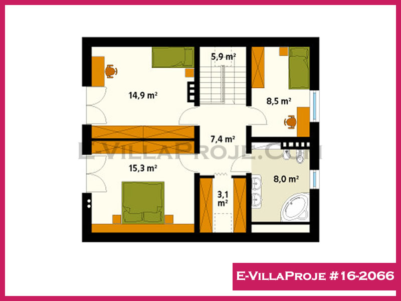 Model 16-2066 — 218 m², 2 storeys thumbnail 3