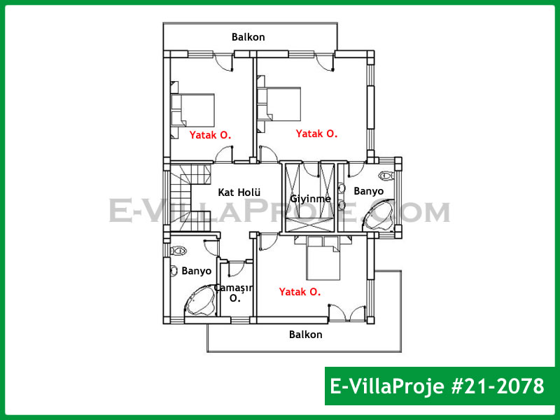 Model 21-2078 — 218 m², 2 storeys thumbnail 3