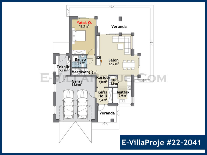 Model 22-2041 — 218 m², 2 storeys thumbnail 2