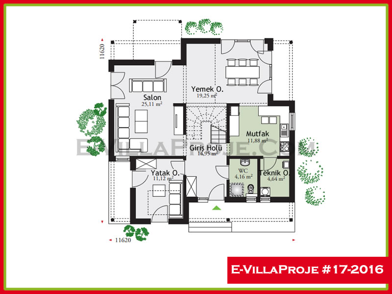 Model 17-2016 — 218 m², 2 storeys thumbnail 2