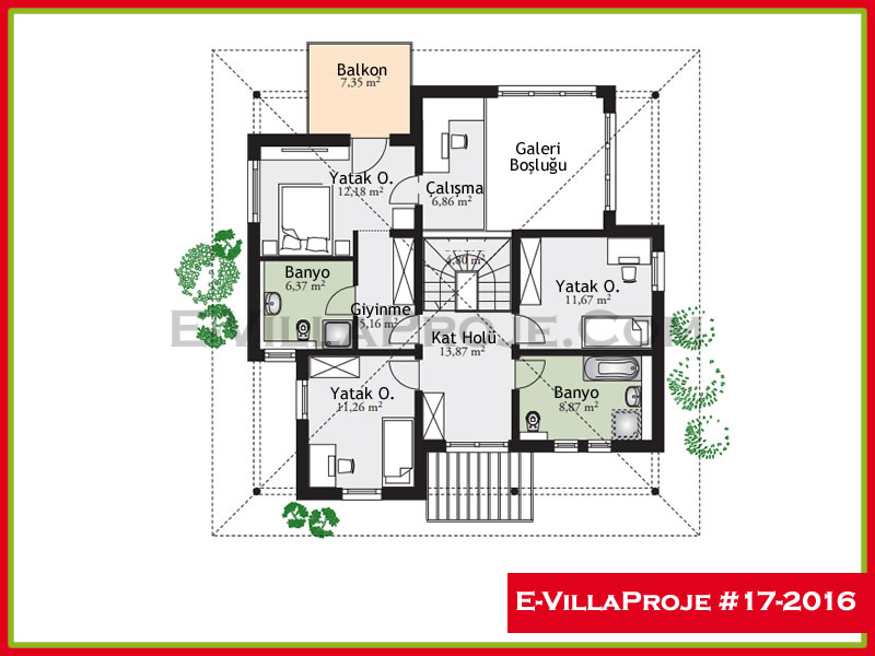 Model 17-2016 — 218 m², 2 storeys thumbnail 3