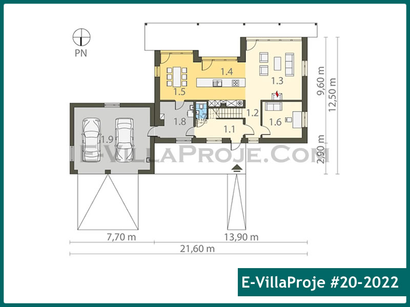 Model 20-2022 — 218 m², 2 storeys thumbnail 2