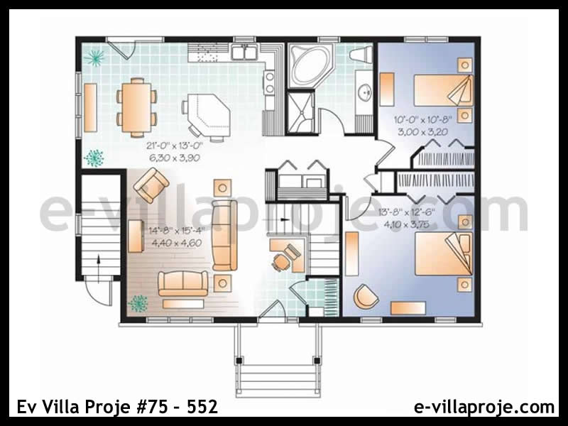 Model 75-552 — 219 m², 2 storeys thumbnail 2