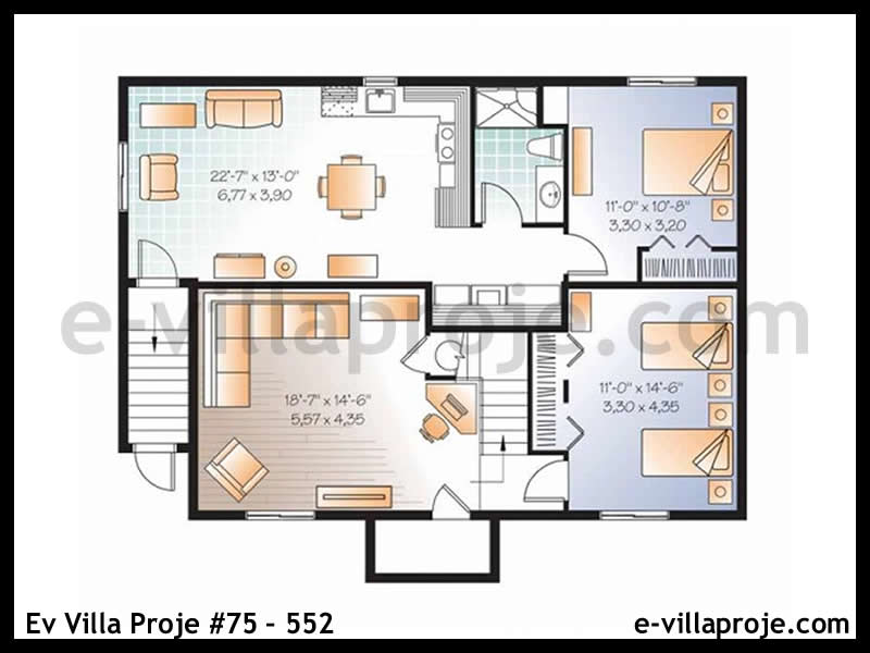 Model 75-552 — 219 m², 2 storeys thumbnail 3