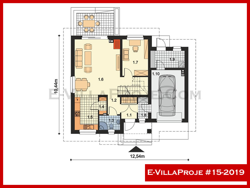 Model 15-2019 — 219 m², 2 storeys thumbnail 2