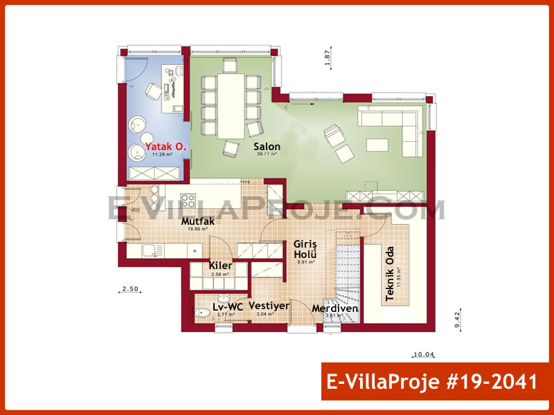 Model 19-2041 — 219 m², 2 Kat thumbnail 2