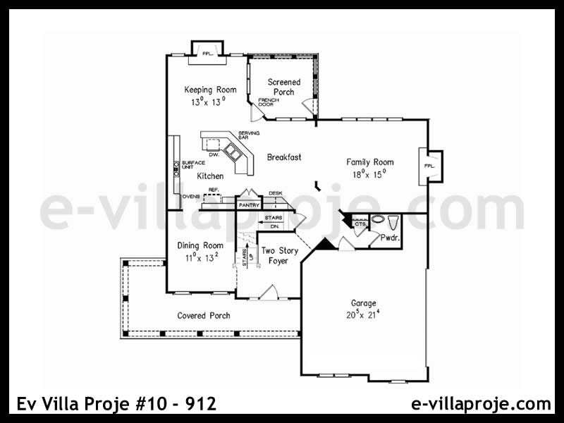 Model 10-912 — 220 m², 2 storeys thumbnail 2