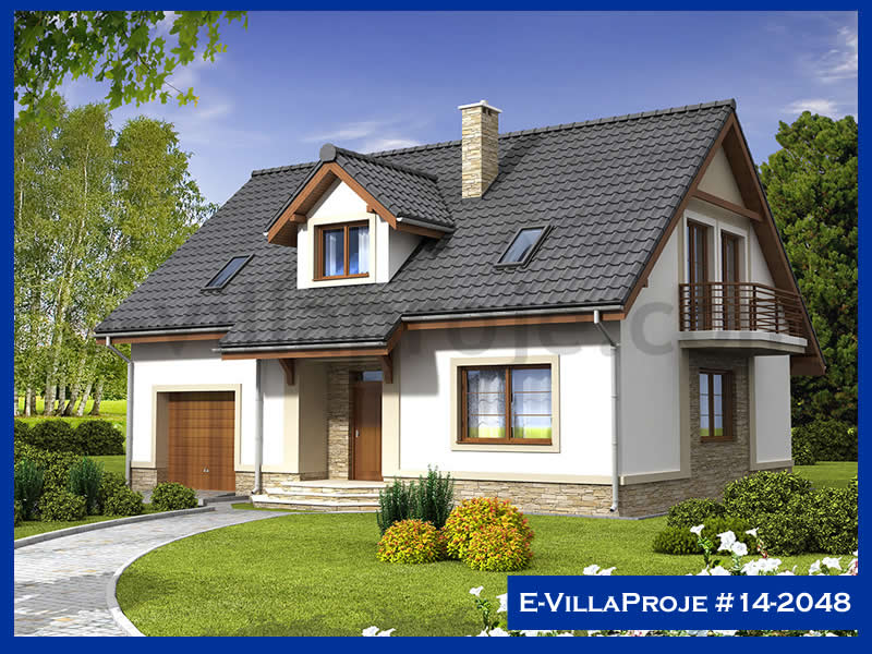 Model 14-2048 — 220 m², 2 storeys - 14-2048