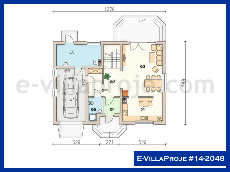 Model 14-2048 — 220 m², 2 storeys thumbnail 2