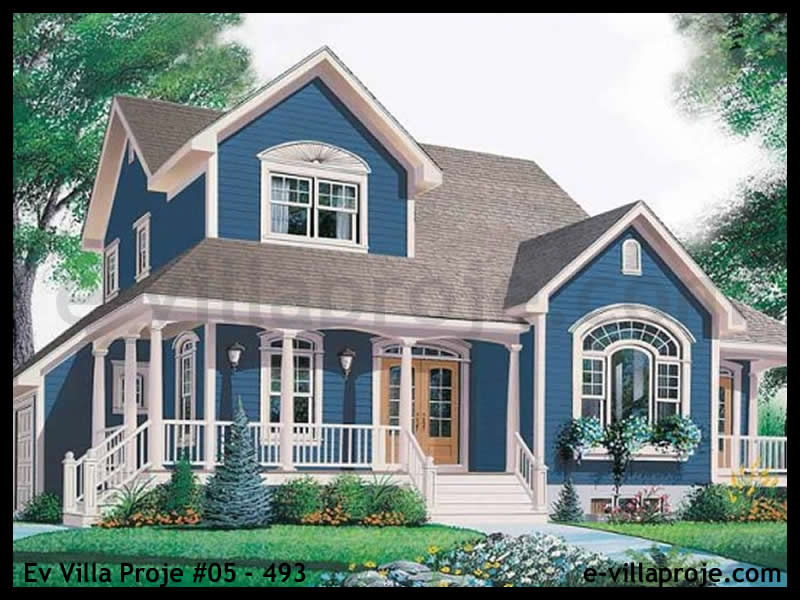 Model 05-493 — 221 m², 2 storeys - 05-493