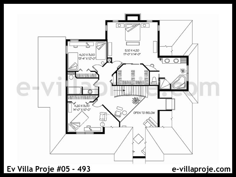 Model 05-493 — 221 m², 2 storeys thumbnail 3