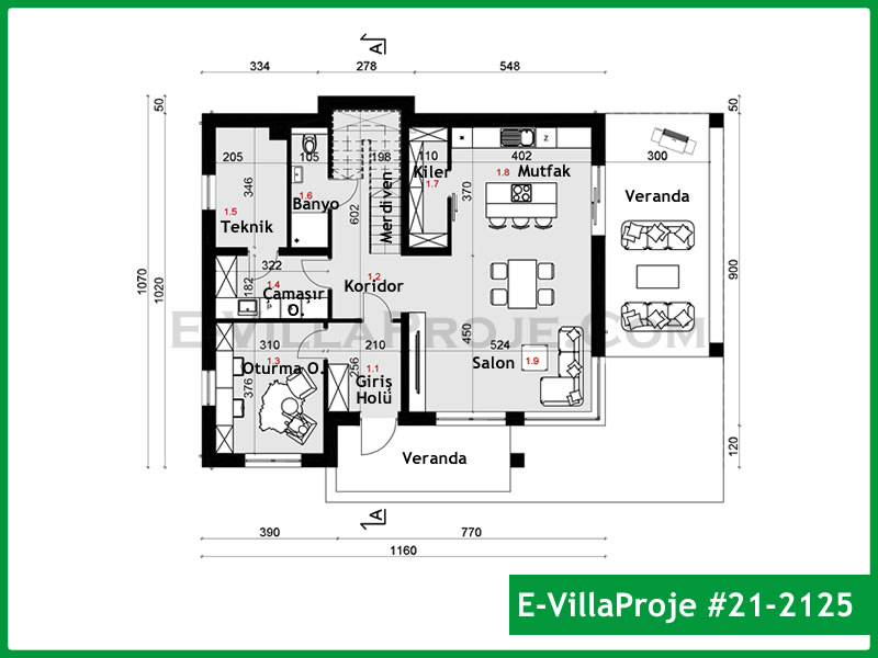 Model 21-2125 — 221 m², 2 storeys thumbnail 2
