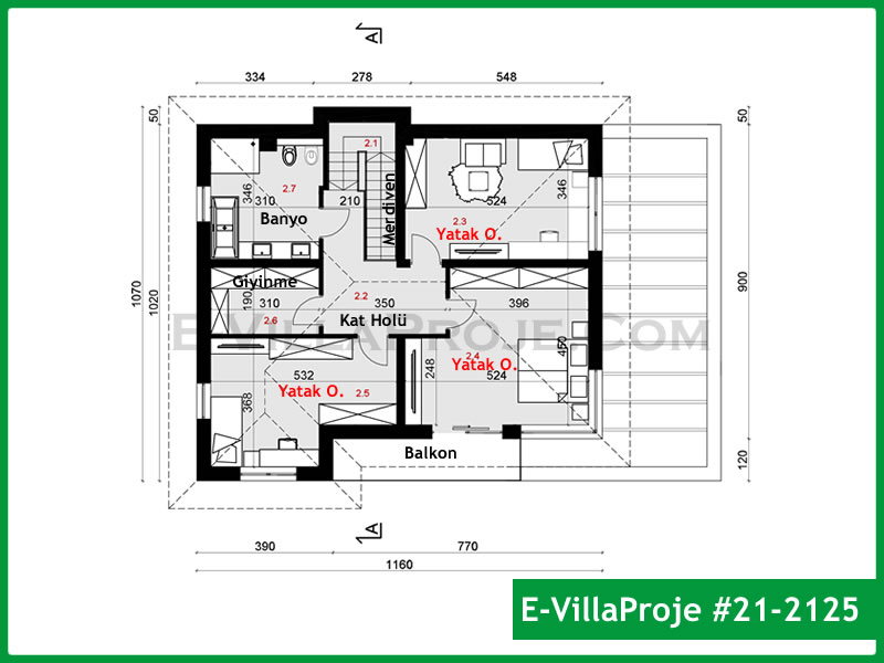 Model 21-2125 — 221 m², 2 storeys thumbnail 3