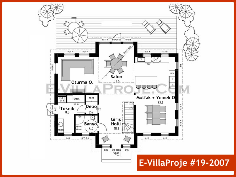 Model 19-2007 — 222 m², 2 storeys thumbnail 2