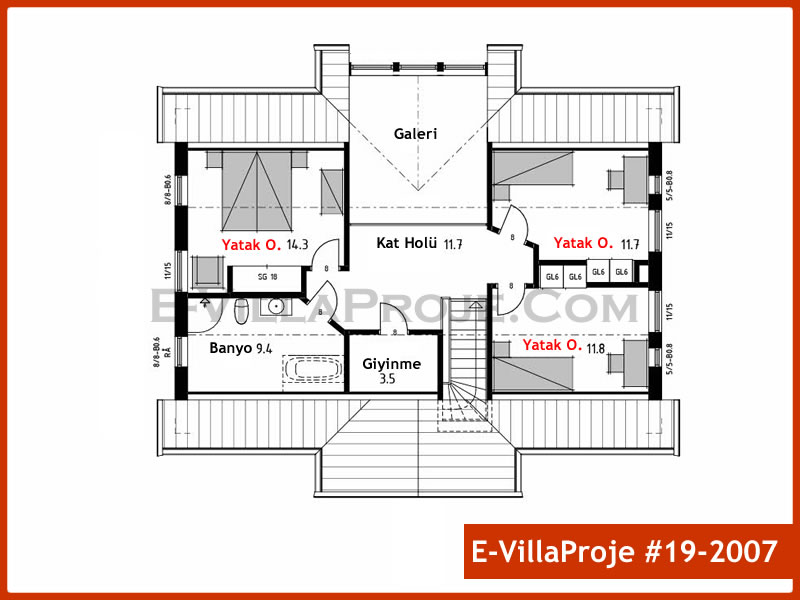 Model 19-2007 — 222 m², 2 storeys thumbnail 3