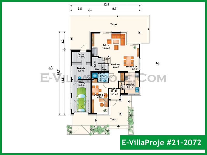 Model 21-2072 — 223 m², 2 storeys thumbnail 2