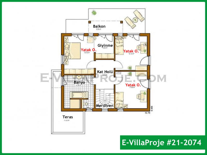 Model 21-2074 — 224 m², 2 Kat thumbnail 3