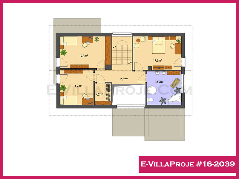 Model 16-2039 — 224 m², 2 storeys thumbnail 3